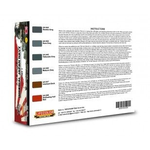 Lifecolor CS36 Acrylic paint set Japan Navy Set 1 6x22ml – Bild 2