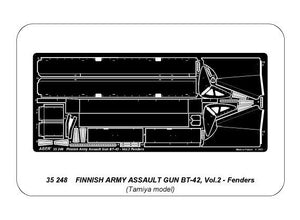 Aber 35248 Finish army assault gun BT-42 - vol. 2 - additional set - fenders 1/35 – Bild 5