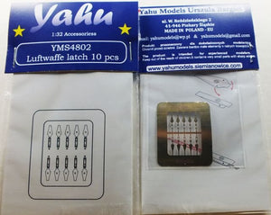 Yahu YMS4802 Luftwaffe latch 10 pcs – clasps 1/48