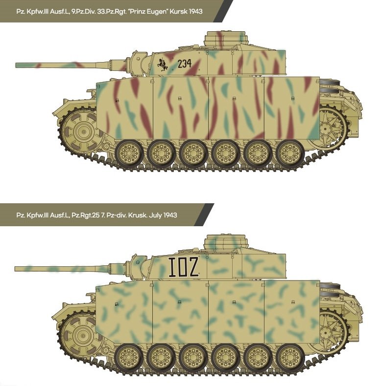 Academy 13545 German Panzer III Ausf L “Battle of Kursk” 1/35 – image 4