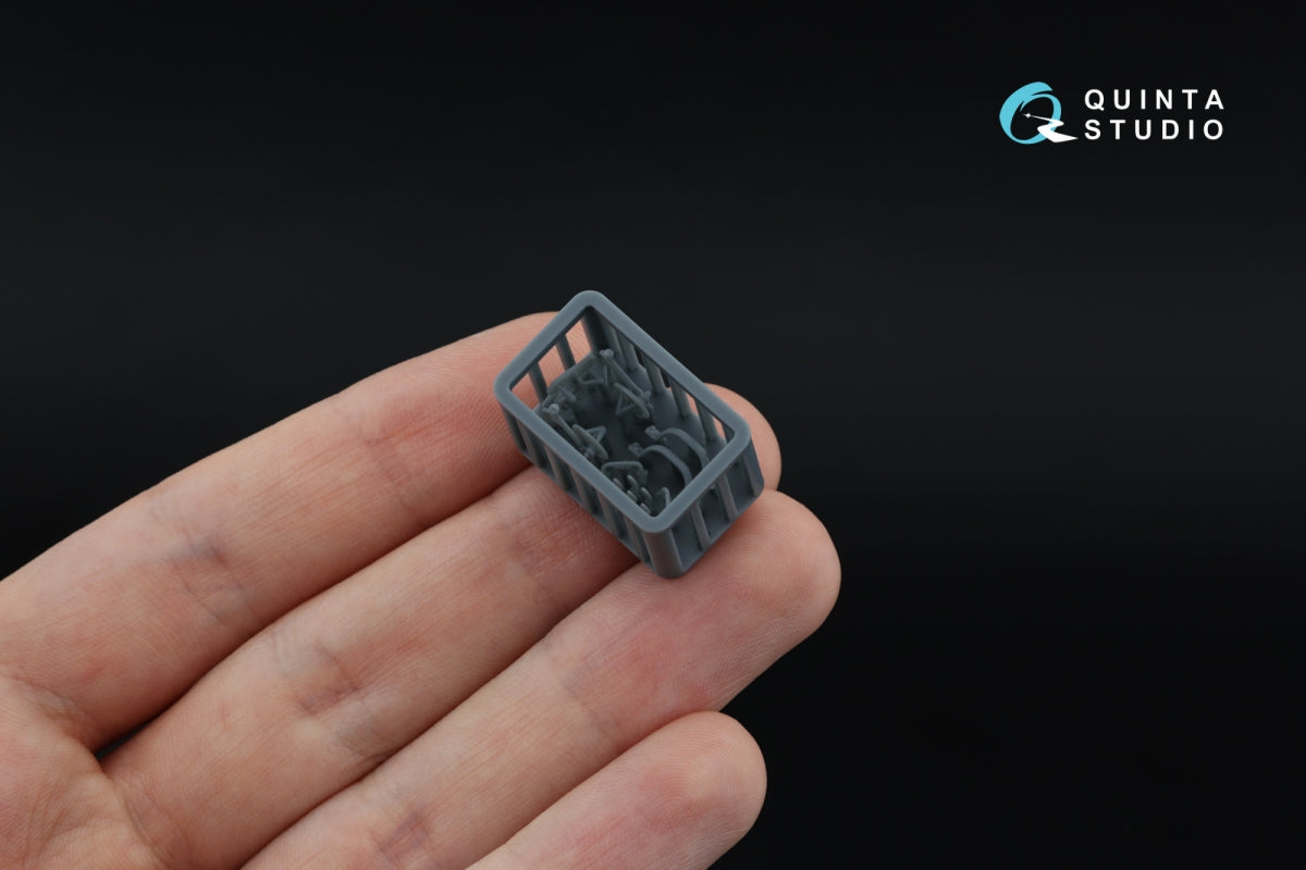 Quinta Studio QD+35139 Land Rover 88 series II family 3D-Printed &amp;amp; colored Interior on decal paper (AK Interactive) (with 3D-printed resin parts) 1/35 – obrázek 8