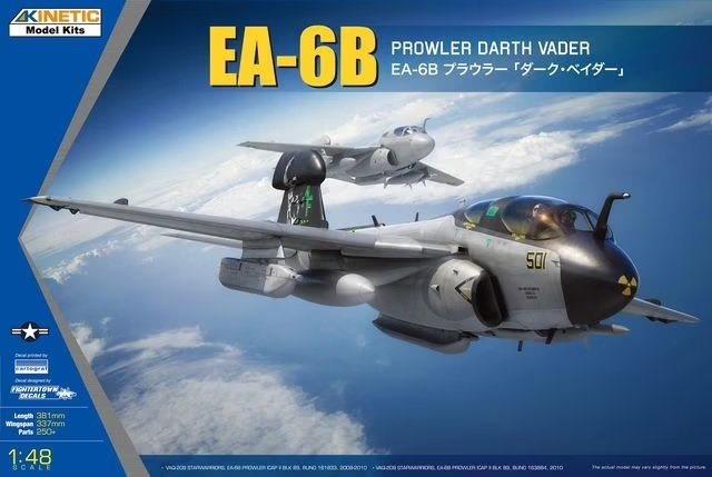 Kinetic K48075 EA-6B Prowler "Darth 'Vader" 1/48