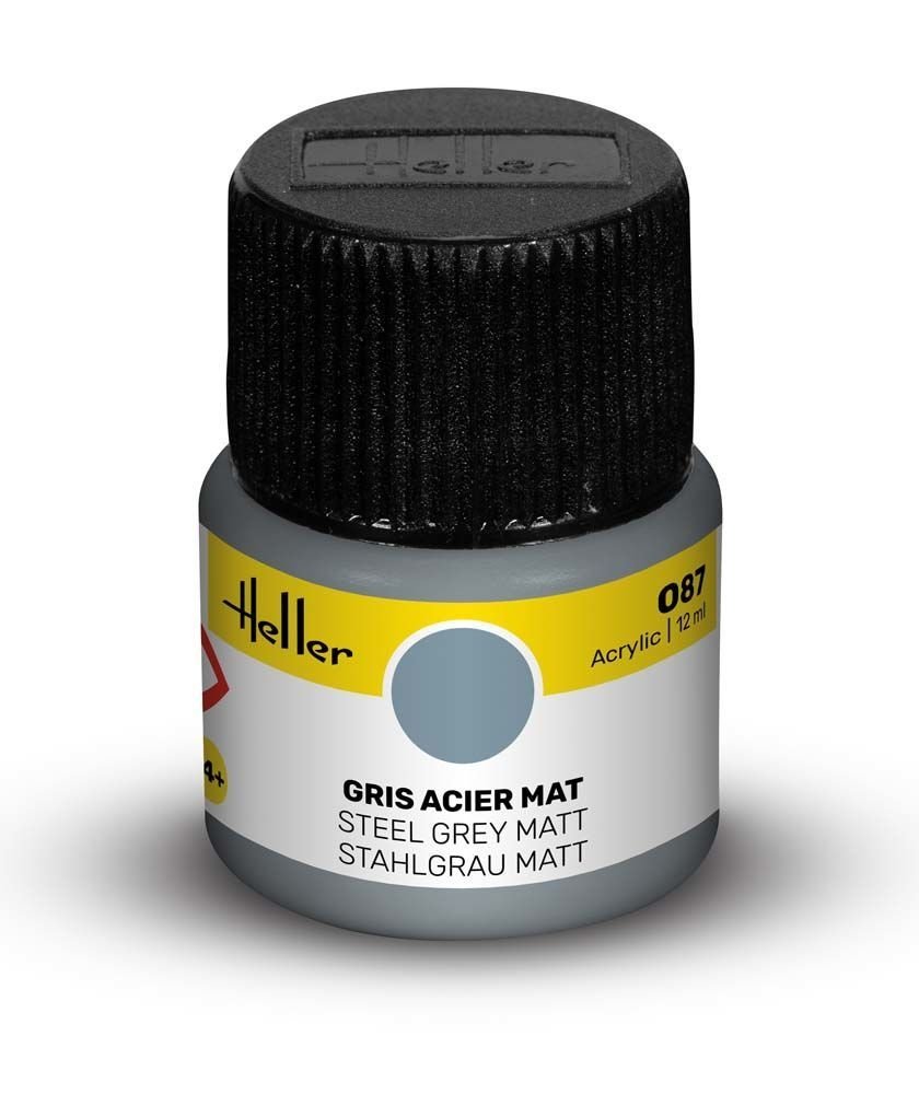 Heller 9087 087 Steel Gray - Matt 12ml