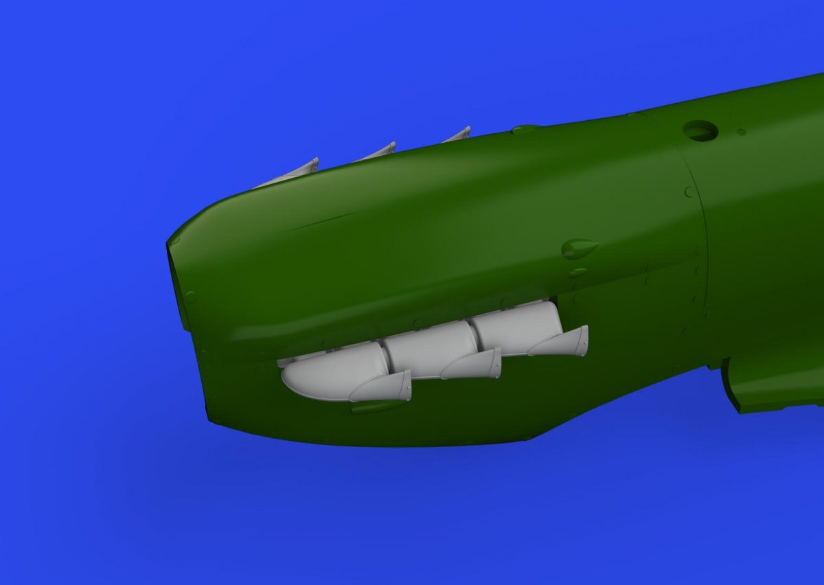 Eduard 648668 Spitfire Mk.V three-stacks exhausts fishtail EDUARD 1/48 – image 2