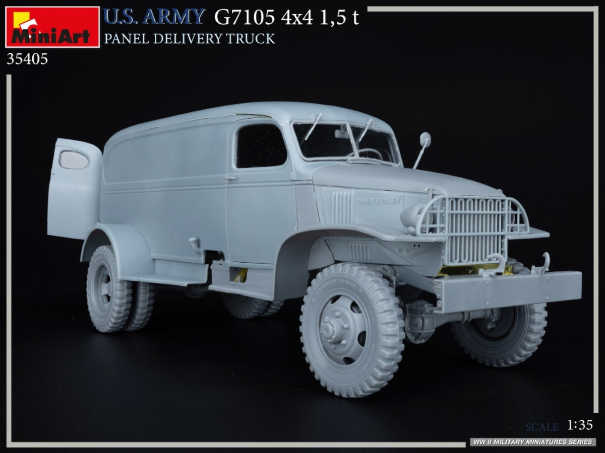 MiniArt 35405 US ARMY G7105 4х4 1.5 t PANEL DELIVERY TRUCK 1/35 – image 10
