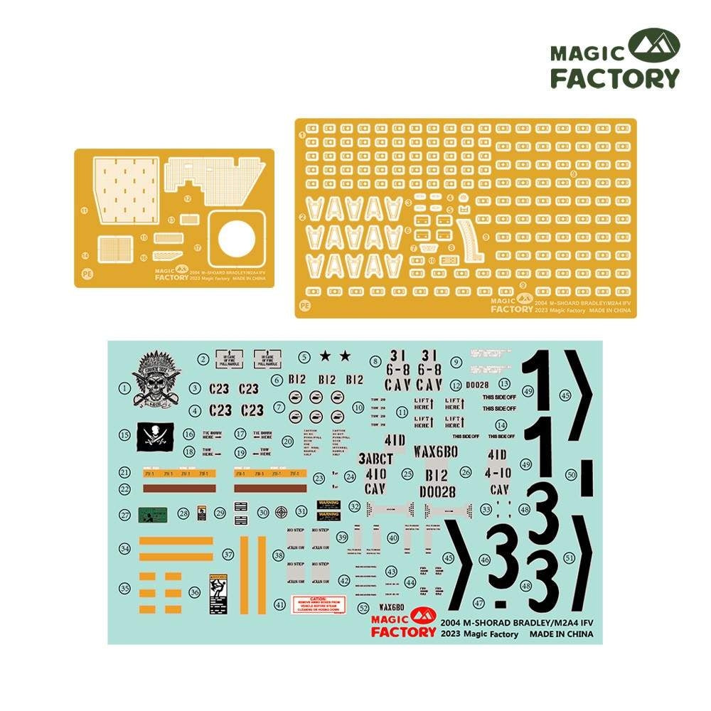 Magic Factory 2004 M-SHORAD Bradley M2A4 IFV 3-in-1 1/35 – obrázek 8