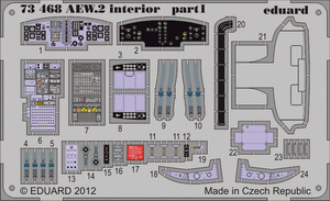 Eduard 73468 Sea King AEW.2 interior SA 1/72 CYBER HOBBY