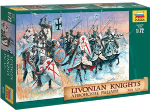 Zvezda 8016 Livonian Knights XIII AD 1/72