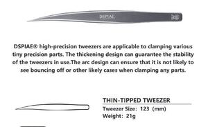 DSPIAE AT-TZ01 Thin-Tipped Tweezer – obrázek 2
