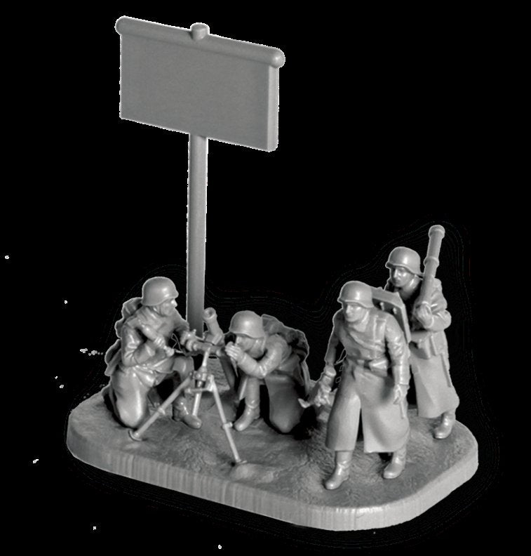 Zvezda 6209 German 81-mm mortar with crew 1941-1945 (winter uniform) 1/72 – image 5