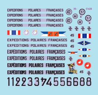 Star Decals 35-C1420 M29C Weasel - EPF Les Expeditions Polaires Francaises. French Polar Expeditions in the 1940-60s 1/35 – Bild 2
