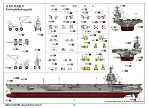 Trumpeter 05638 USS Gerald R.Ford CVN-78 1/350 – Bild 5