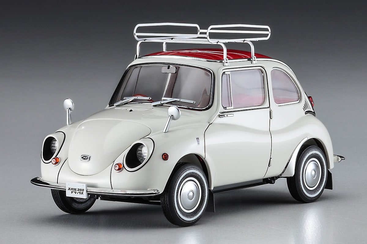 Hasegawa 20622 Subaru 360 Deluxe w/Roof Carrier 1/24 – obrázek 2