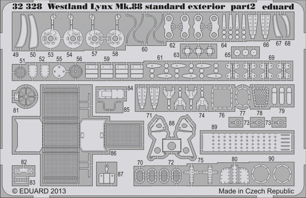Eduard 32328 Lynx Mk.88 exterior 1/32 Revell – Bild 2