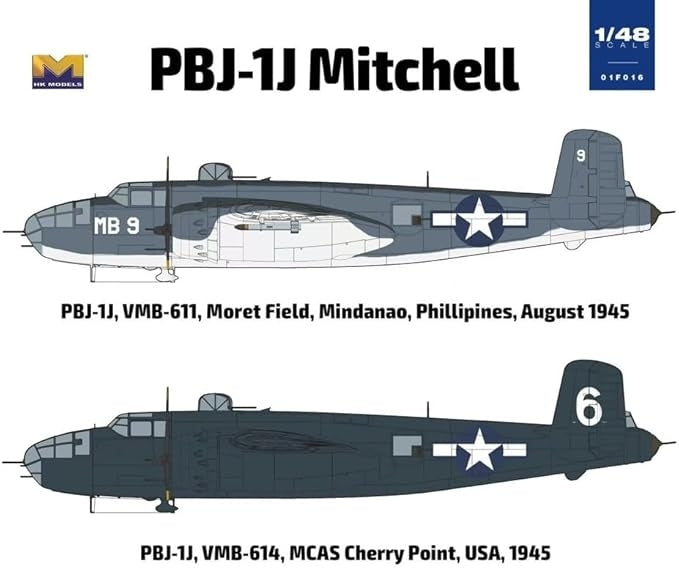 HK Models 01F016 PBJ-1J Mitchell 1/48 – zdjęcie 8