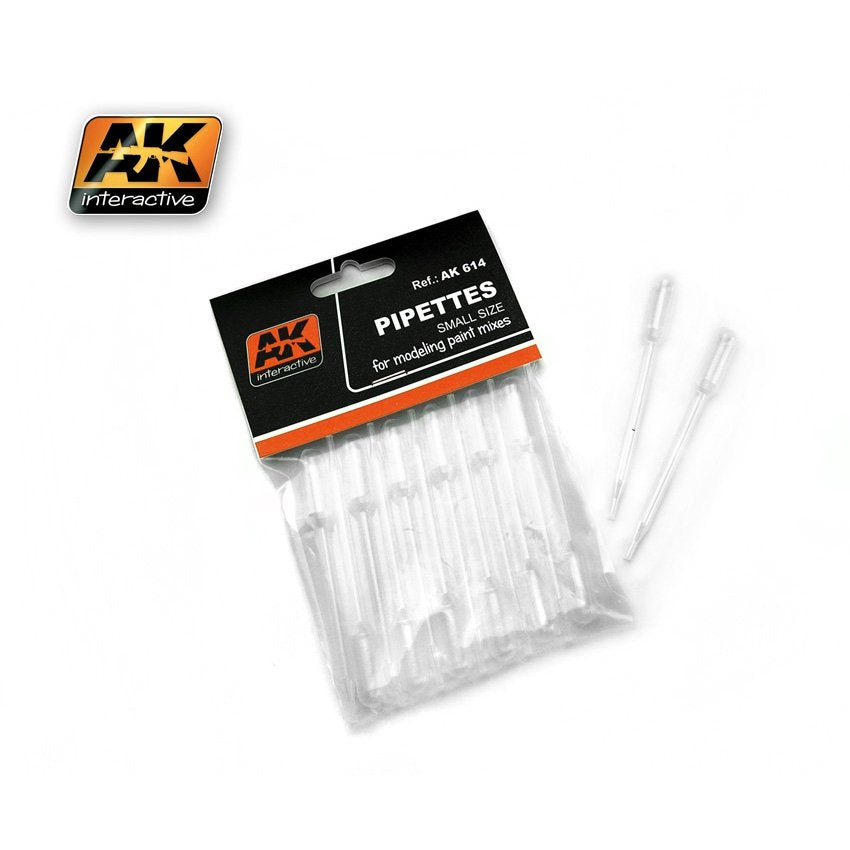 AK Interactive AK614 Small Pipettes 12 units 12 pcs