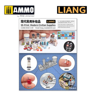 Liang 0410 3D-print Model Civilian Supplies 1/35 – obrázek 2