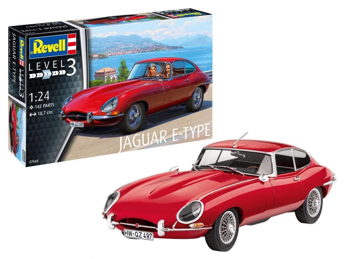 Revell 67668 Jaguar E-Type Coupé - Maquette au 1/24 
