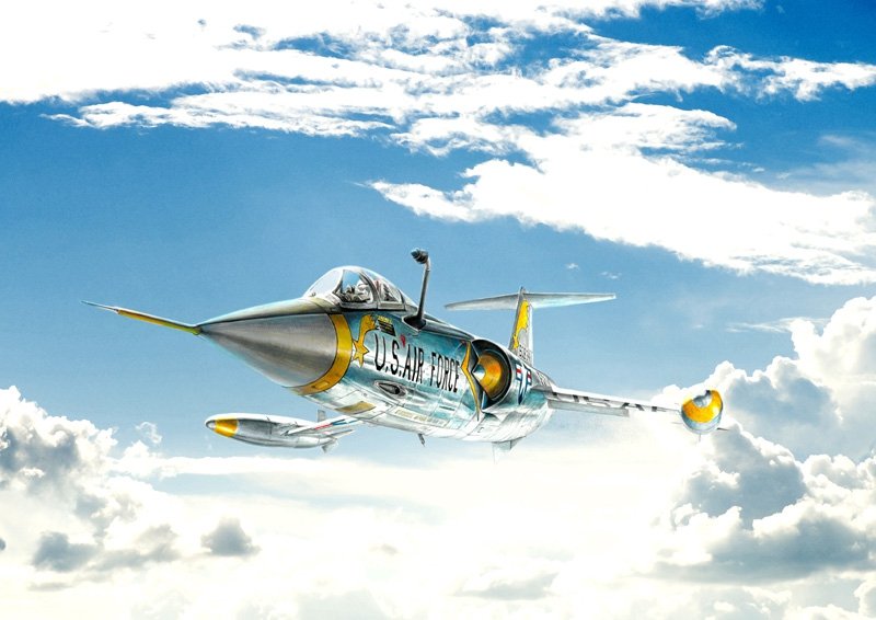 Italeri 1359 F-104 A/C STARFIGHTER 1/72