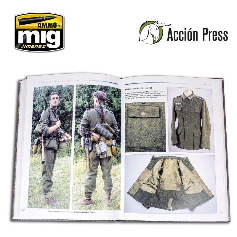 MUNITIONS de Mig Jimenez EURO0026 UNIFORMES DE L&amp;#39;ARMÉE ALLEMANDE - HEER (1933-1945) Anglais  – image 10