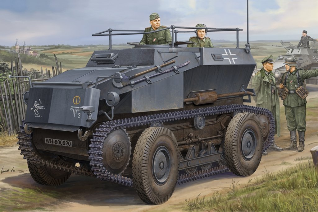 Hobby Boss 82491 Sd.Kfz.254 Tracked Armored Scout Car (1/35)