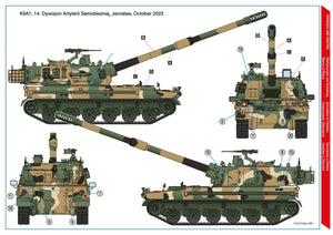 Hobby 2000 35005SE K9A1 Thunder Polish Army SPH - Special Edition (ACADEMY + CARTOGRAF + Aber barrel) 1/35 – image 4