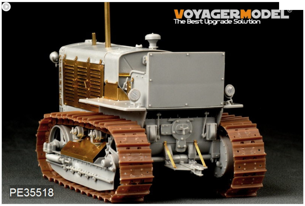 Voyager Model PE35518 WWII Soviet ChTZ S-65 Tractor For Trumpeter 05538 1/35 – image 2