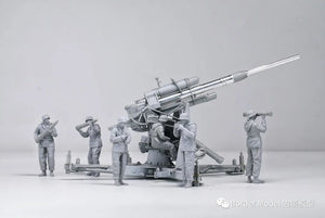 Border Model BT-013 German 88mm Gun Flak36 w/6 anti-aircraft artillery crew members 1/35 – obrázek 4