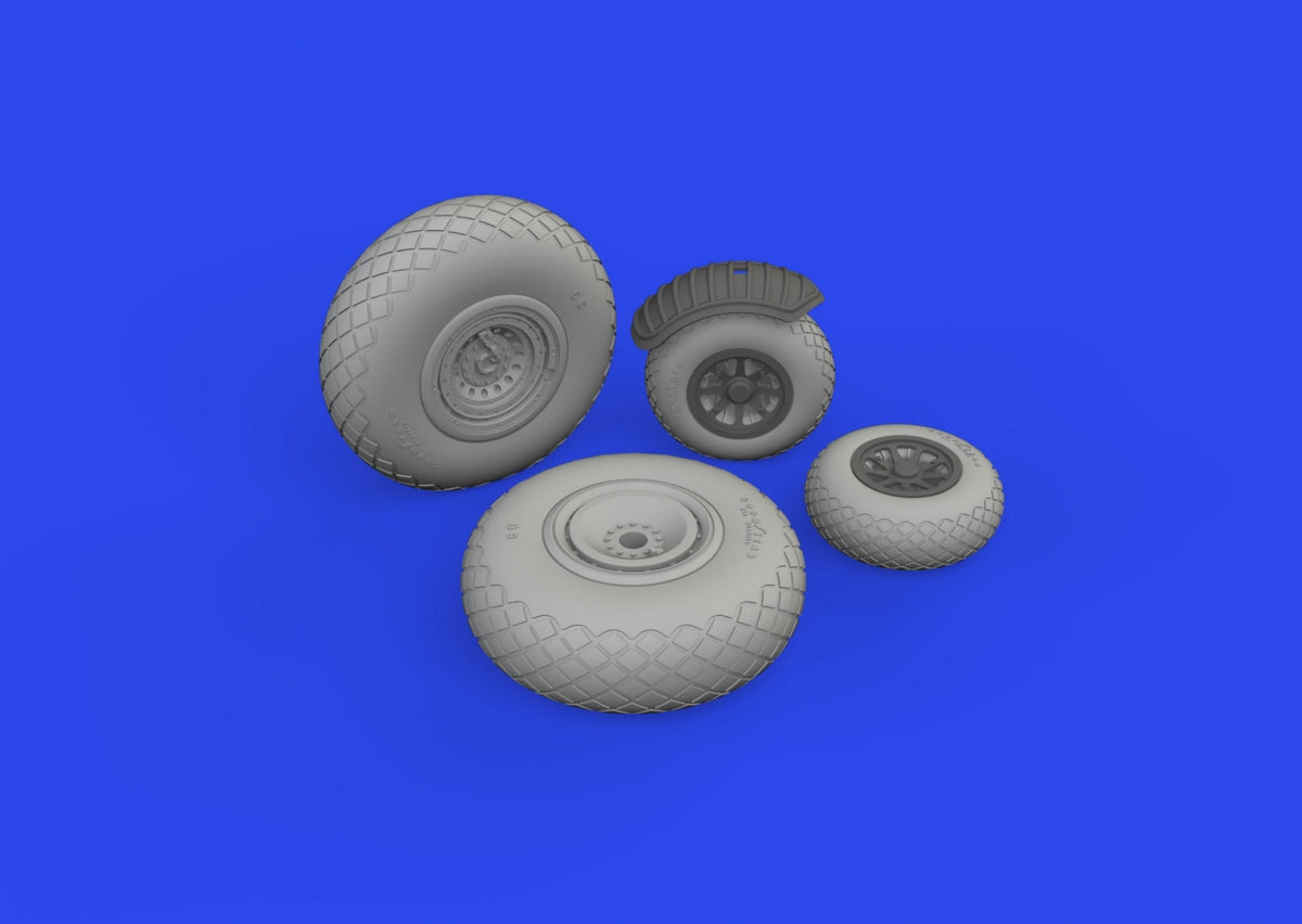 Eduard 6481028 B-24J wheels HOBBY BOSS 1/48 – image 2