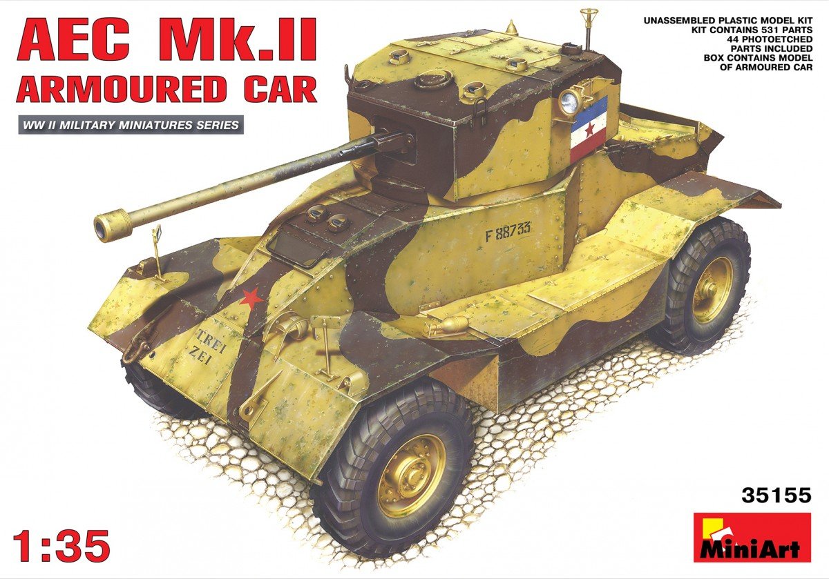 MiniArt 35155 AEC Mk.II ARMORED CAR (1/35)