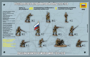 Zvezda 8082 Russian Infantry WWI 1/72 – Bild 2
