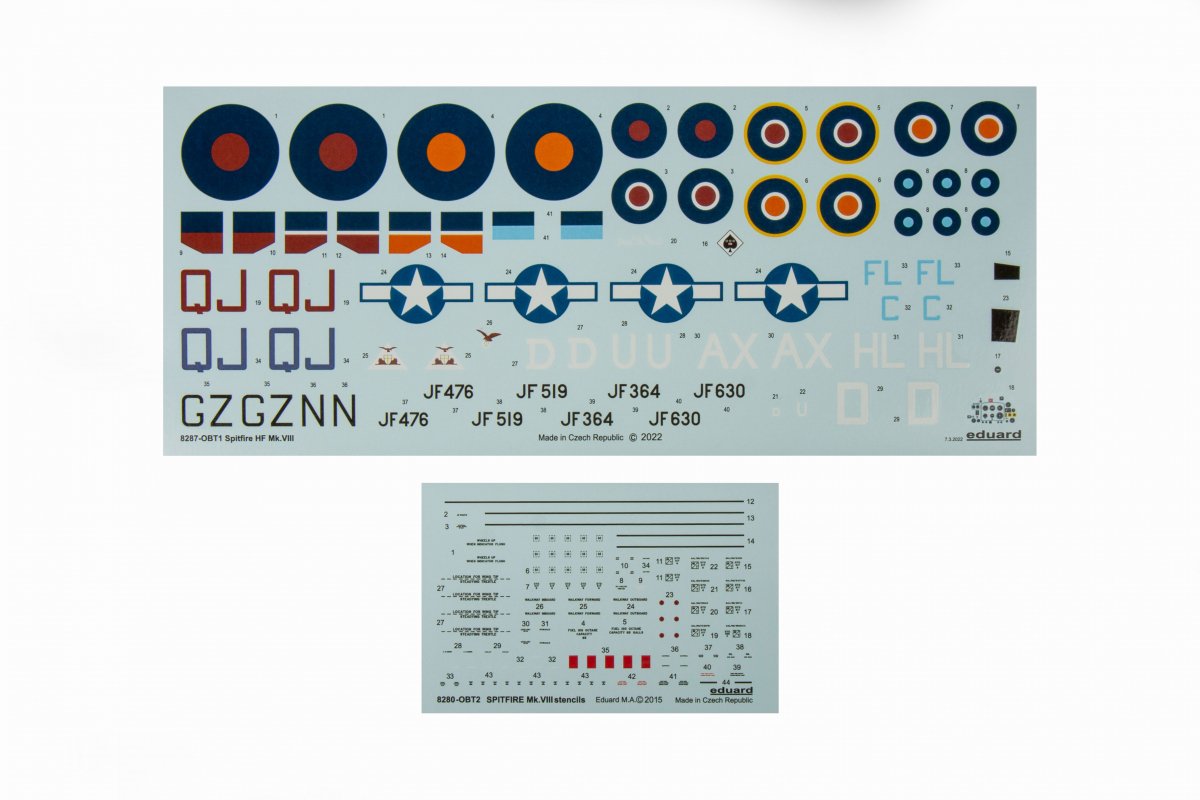 Eduard 8287 Spitfire HF Mk.VIII 1/48 – zdjęcie 7