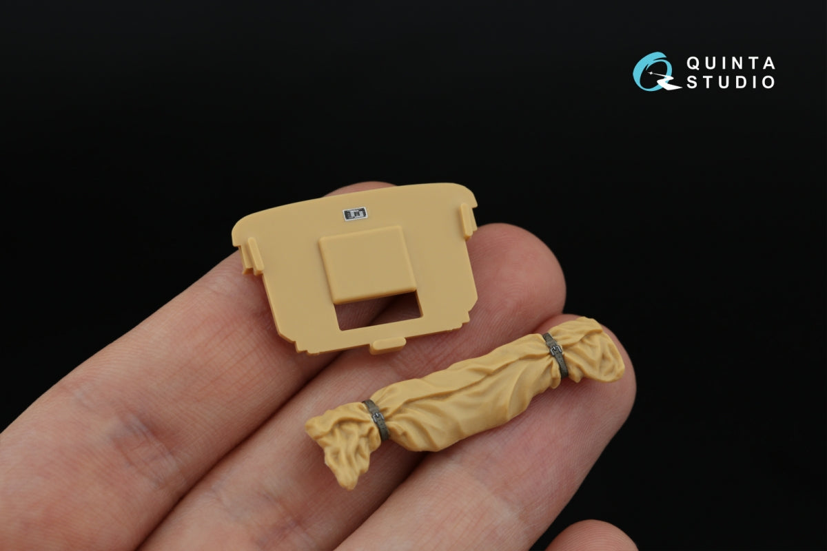 Quinta Studio QDS-35145 Schwimmwagen Type 166 3D-Printed &amp;amp; colored Interior on decal paper (Tamiya) (Small version) 1/35 – obrázek 9