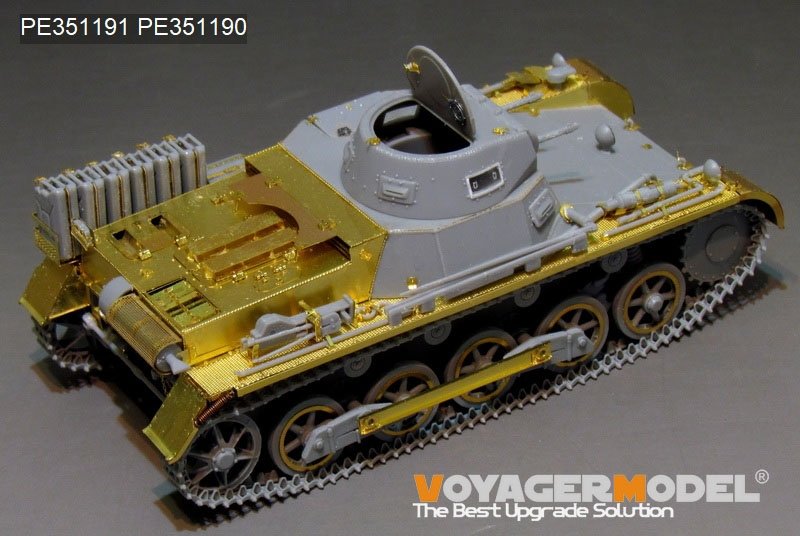 Voyager Model PE351191 WWII German Pz.Kpfw.I Ausf. B DAK version basic (For TAKOM 2145) 1/35 – obrázek 2