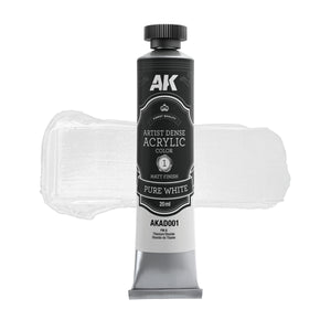AK Interactive AKAD001 Artist Dense Acrylic - Pure White