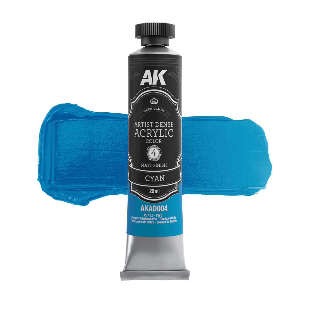 AK Interactive AKAD102 Artist Dense Acrylic Colors - Primary &amp;amp; Secondary Set – Bild 4