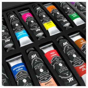 AK Interactive AKAD100 Artist Dense Acrylic Colors - Deluxe Edition Box Full Range – image 3