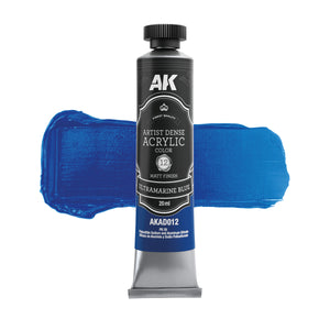 AK Interactive AKAD108 Artist Dense Acrylic Colors - Blue Color Set – image 5