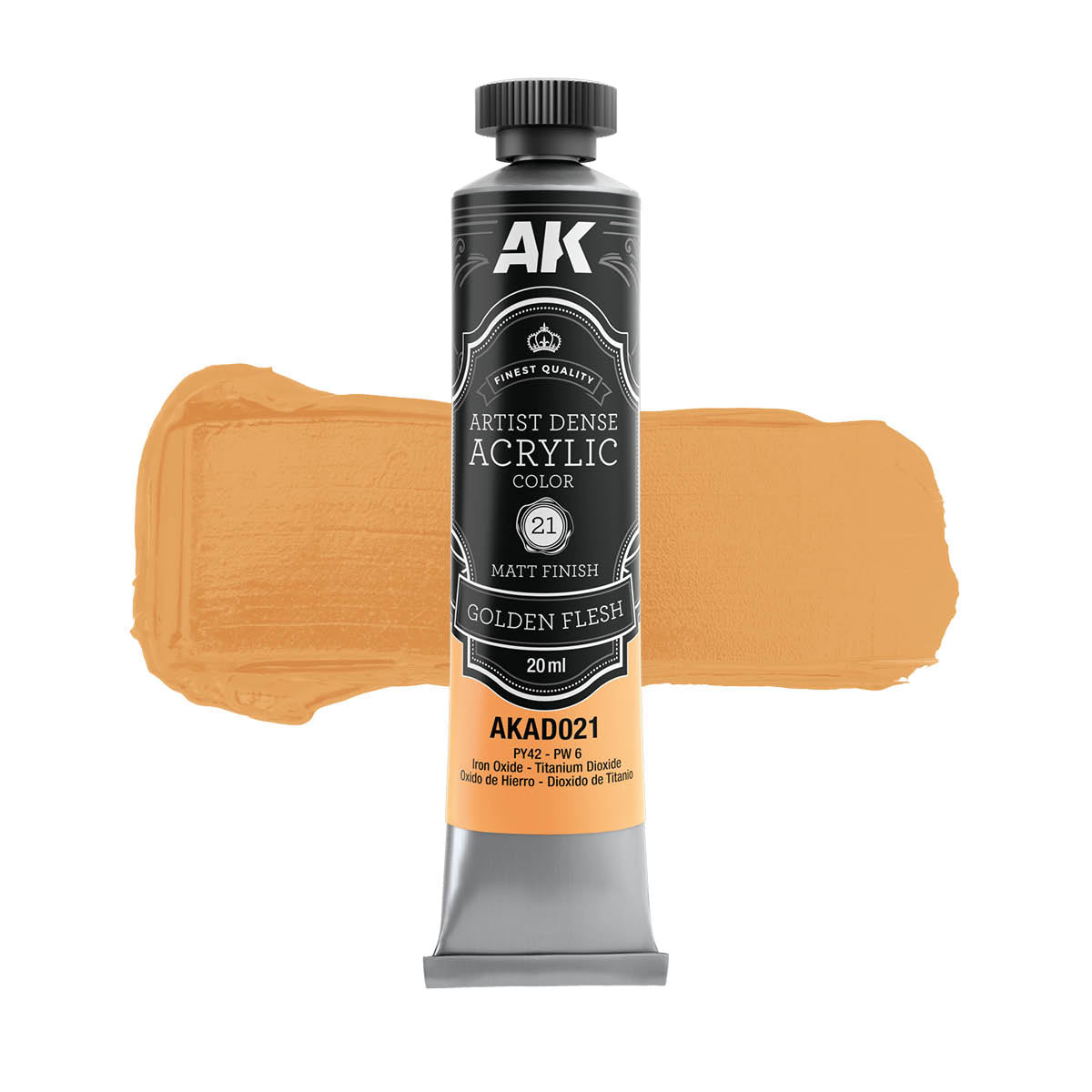 AK Interactive AKAD105 Artist Dense Acrylic Colors - Flesh Color Set – imagen 6