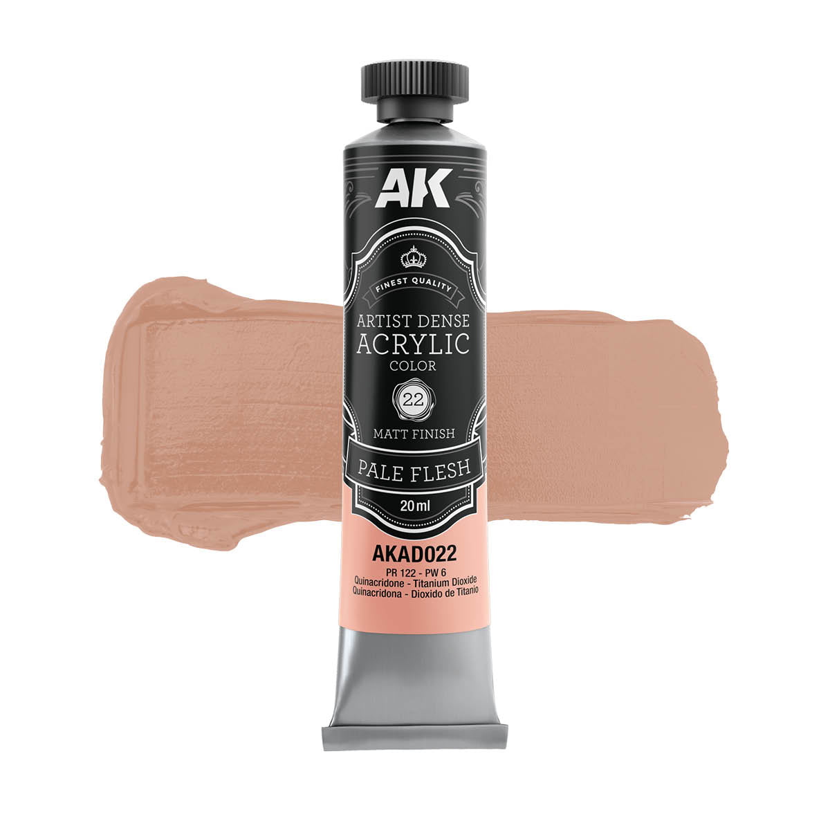 AK Interactive AKAD105 Artist Dense Acrylic Colors - Flesh Color Set – imagen 7