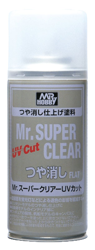 Mr.Hobby B-523 Mr.Hobby Super Clear UV Cut Flat Spray MATT