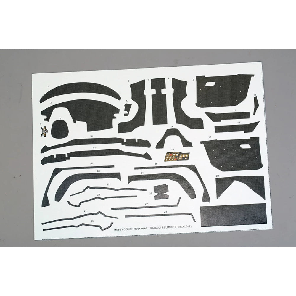 Hobby Design HD04-0192 Audi R8 LMS GT3 Decals For MENG-CS006 1/24 – Bild 2