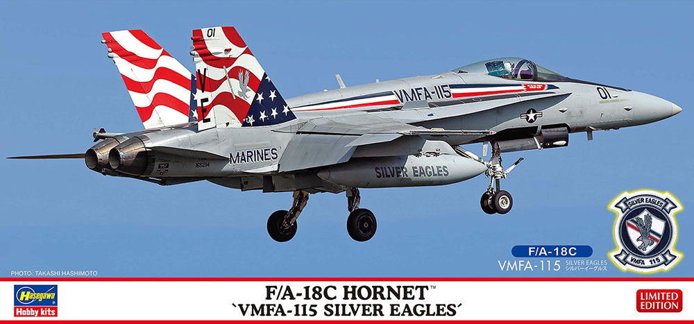 Hasegawa 02471 F/A-18C Hornet "VMFA-115 Silver Eagles" Limited Edition 1/72