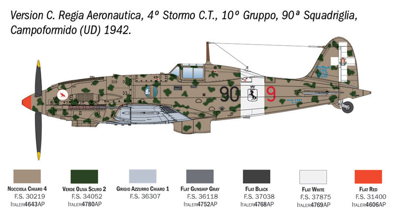 Italeri 2840 Macchi MC.202 Folgore 1/48 – image 8