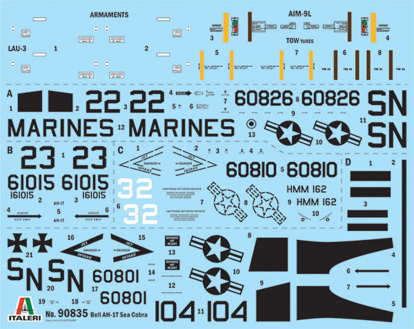 Italeri 90835 AH-1T Sea Cobra 1/48 – obrázek 5