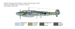 Italeri 0049 Bf 110 C Zerstorer 1/72 – image 4