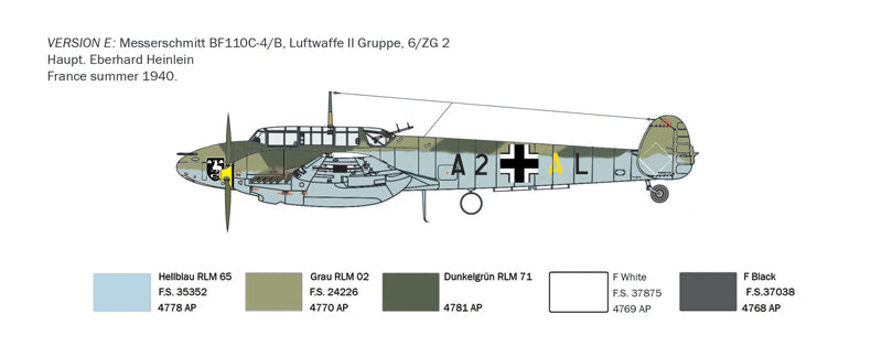 Italeri 0049 Bf 110 C Zerstorer 1/72 – image 8