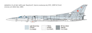 Italeri 1440 Tu-22M2 Backfire-B 1/72 – obrázek 4