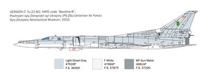 Italeri 1440 Tu-22M2 Backfire-B 1/72 – obrázek 6