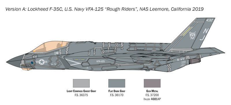 Italeri 1469 F-35C Lightning II CATOBAR version 1/72 – image 5